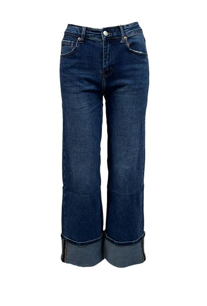 Jeans palazzo rivolto alto