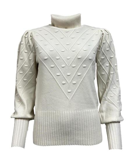 Maglione lupetto palloncino pois