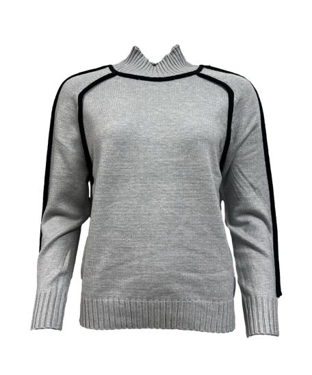 Maglione rifinitura contrasto