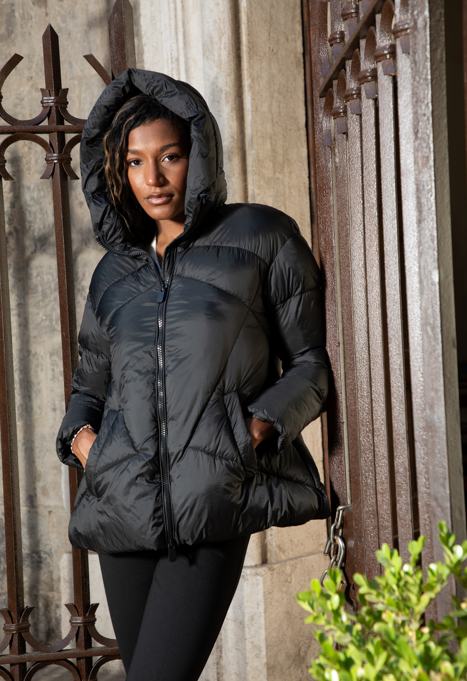 Giubbino trapunta trapezio