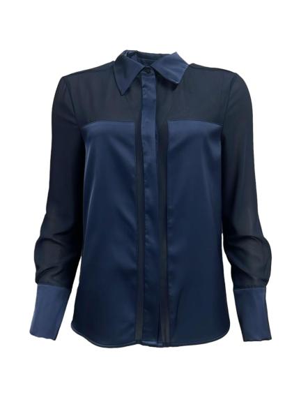 Camicia pannelli raso