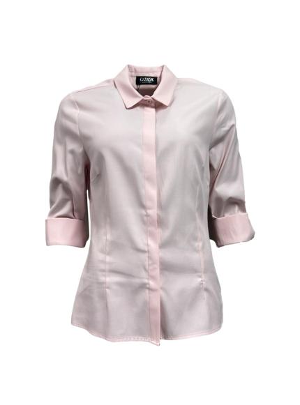 Camicia abbottonatura nascosta