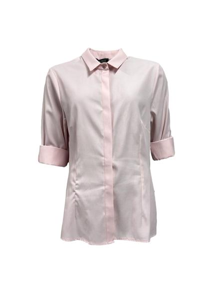 Camicia curvy abb. nascosta