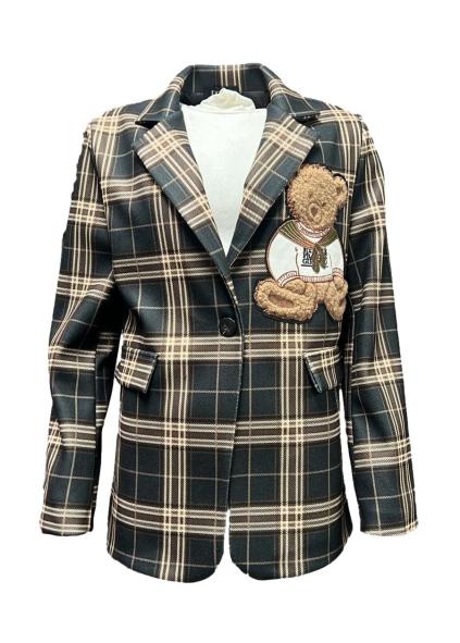 Giacca quadri orso