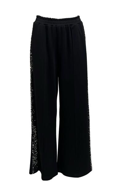 Pantalone felpa paillettes