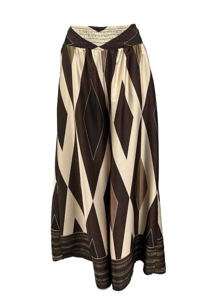 Pantalone ampio raso st.