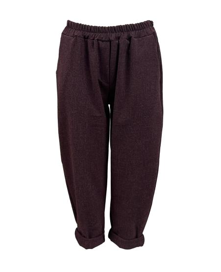 Pantalone elastico lana