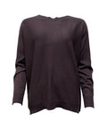 Maglia over scollo costine