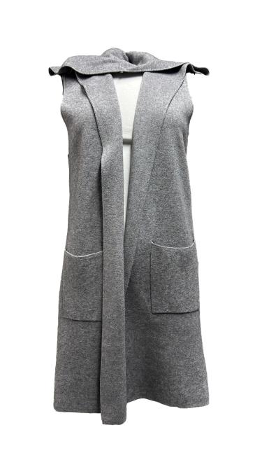Spolverino gilet cappuccio