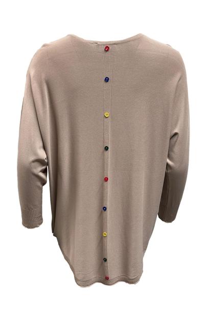 Maglia bottoni colori