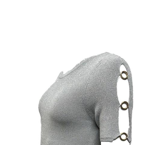 T-shirt lurex anelli