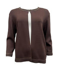 Cardigan bordino lurex