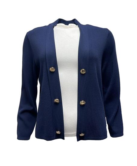 Coprispalle aperto bottoni oro