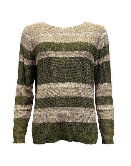 Maglia filo righe lurex