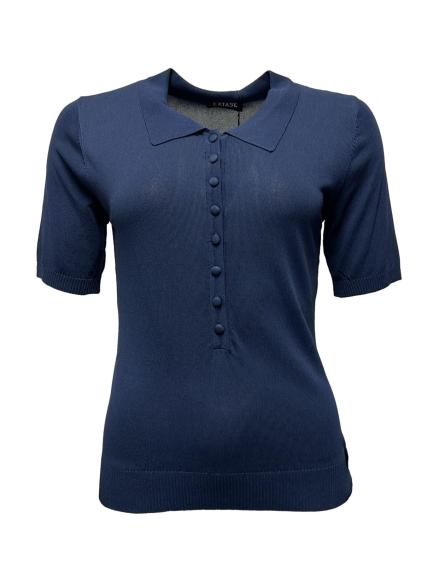 Maglia polo 8 bottoni