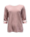Maglia contorno bicolore bottone
