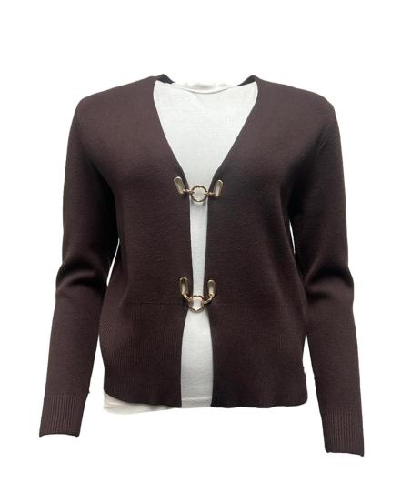 Cardigan ganci cerchi