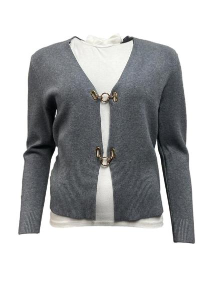 Cardigan ganci cerchi