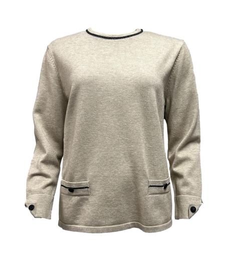 Maglia tasche bottoni e polsi