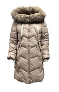 Giubbino lungo pelliccia e lacci