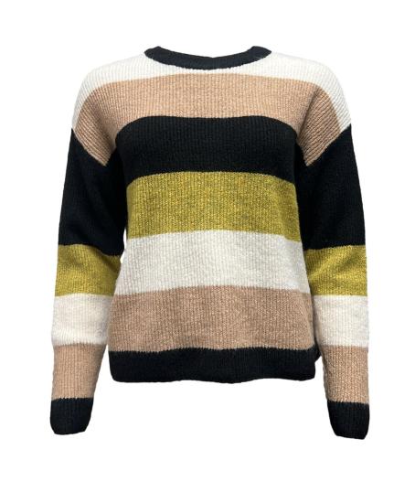 Maglione mohair righe