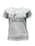 T-shirt cane paillettes
