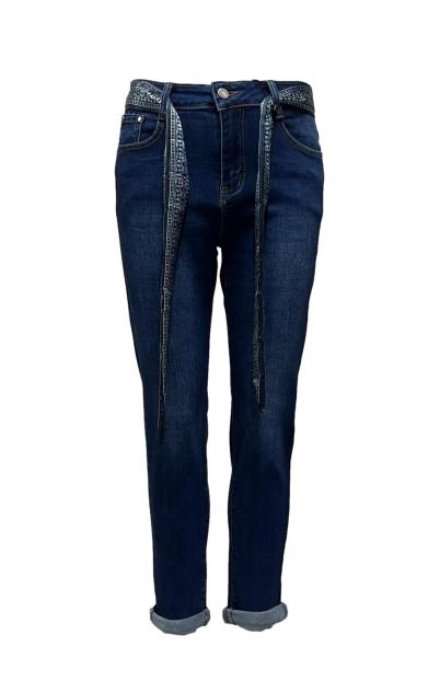 Jeans mom-fit cintura raso st.