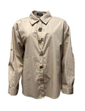 Camicia over bottoni oro