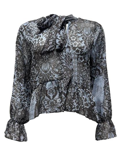 Blusa sciarpetta lurex st.