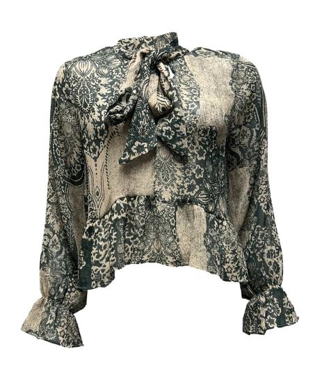 Blusa sciarpetta lurex st.