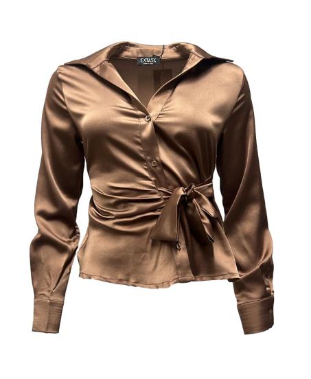 Camicia raso fiocco dv t.u.