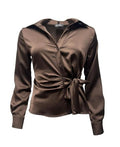 Camicia raso fiocco dv t.u.