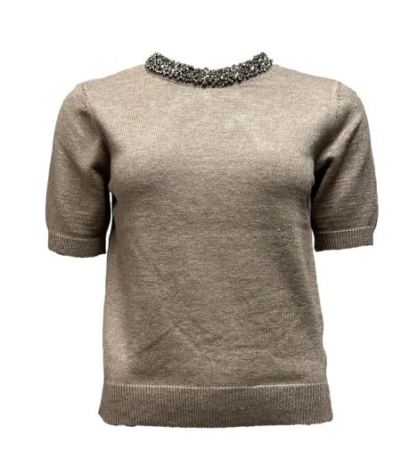 Maglia mm acc. strass