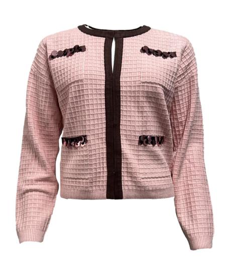 Giacca mod. chanel frisi paillettes