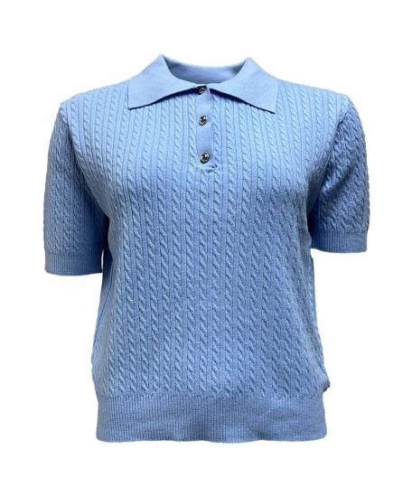 Maglia polo mk corta treccia