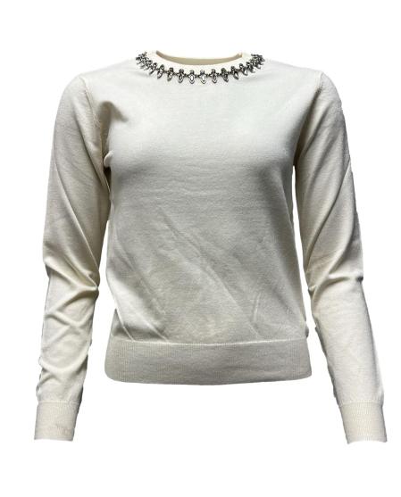 Maglia girocollo accessorio