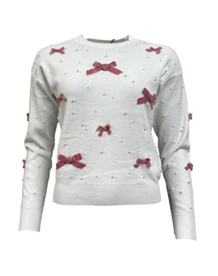 Maglione pois fiocchetti