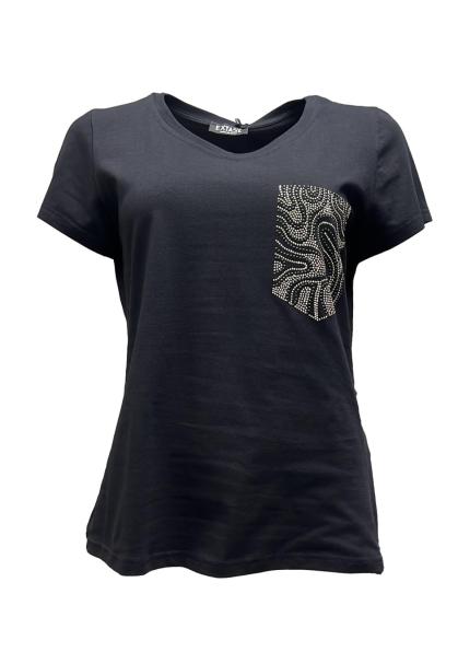 T-shirt curvy tk strass