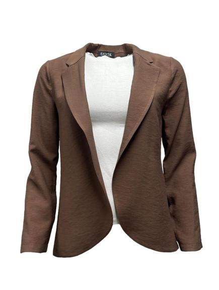 Giacca aperta misto-lino