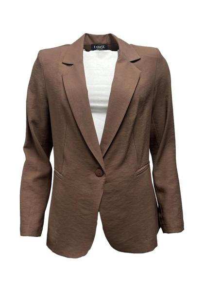 Giacca monopetto misto-lino