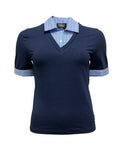 Maglia finta camicia