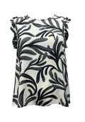 Maglia rouches fantasia