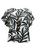 Maglia kimono collana fantasia