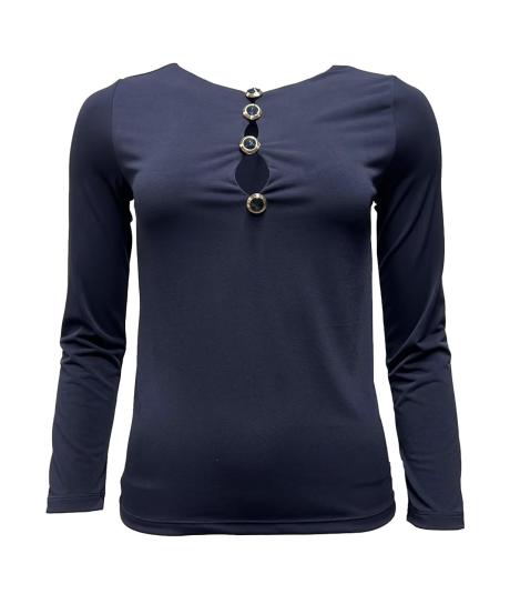 Maglia goccia 3 bottoni