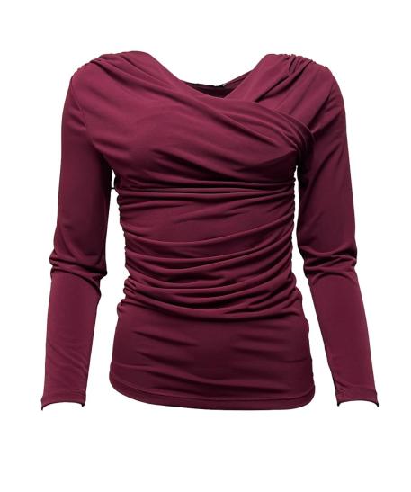 Maglia incrocio bavero solton