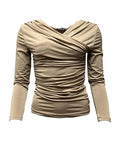 Maglia incrocio bavero solton