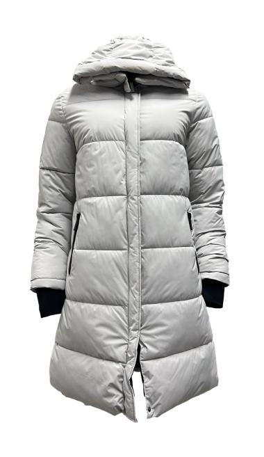 Giubbotto lungo polsini