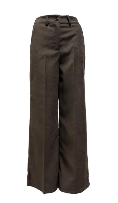 Pantalone palazzo camoscio rigato