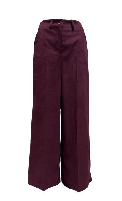 Pantalone palazzo camoscio rigato