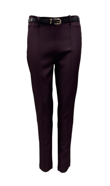 Pantalone nervina zip fluido diagonale